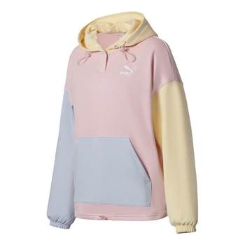 PUMA Women's Sweater 2022 Spring New Fashion Stitched Knitted Hooded Pullover 535180-16