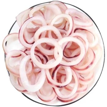 Squid rings freshly cut squid rings commercial frozen squid octopus squid squid flower hot pot fried ingredients