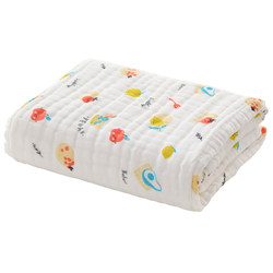 Baby gauze bath towel pure cotton absorbent newborn baby cotton super soft newborn bath towel ຜ້າຫົ່ມເດັກນ້ອຍ summer