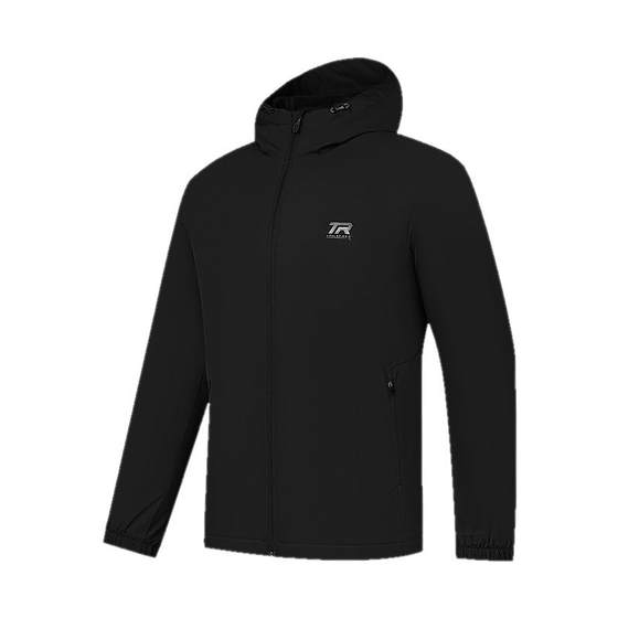 Jordan Sports Plus Fleece Warm Trench Coat 2025 Autumn New Windproof Water Splashing Outdoor Charge Jacket for Men