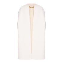 (End of Season Offer) VALENTINO Womens COMPACT DRAP Wool Cape