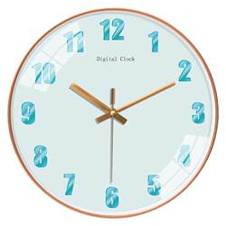 Northward Solid Color Classic Living Room Wall Clock Creative Clock Home Fashion Bedroom Quartz Clock Ultra-Quiet Simple Clock