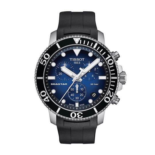 Reloj de buceo Tissot para hombre con forma de estrella de mar.