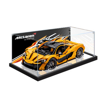 Acrylic display box suitable for lego 42172 mclaren p1 building block toy storage box model dustproof box