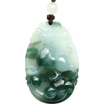 Colorful yunnan jadeite zodiac ice jade pendant pendant