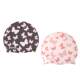 Women's waterproof non-stretching swimming cap, extra large style