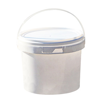 Wholesale round plastic bucket with lid portable sealed bucket