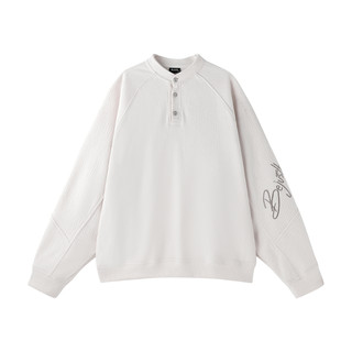 BJHG不计后果亨利领长袖polo衫男秋季新款内搭卫衣潮牌宽松打底衫