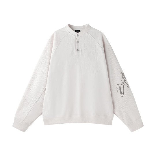 BJHG long-sleeved polo shirt men's autumn and winter inner sweatshirt