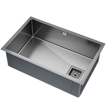 Wrigley Kitchen Nano Sink Handmade Slot Under Counter Washing Basin 304 Stainless Steel Pool Washing Machine Large Single Basin 1768