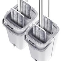 博生懒人拖把2025新款家用免手洗拖地神器平板拖布一拖净干湿两用