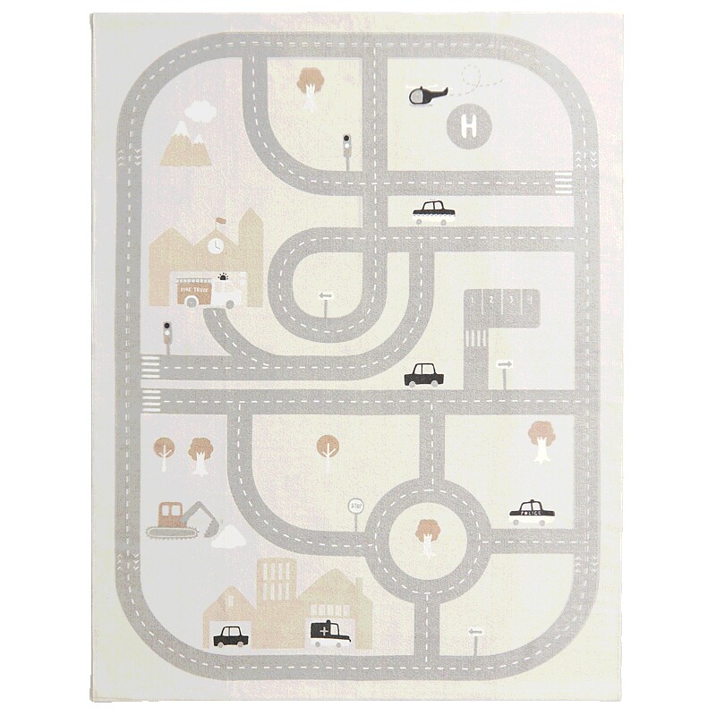 HM HOME home fabric carpet comfortable thick non-slip children's fun road board game floor mat 1123072