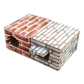 All-season warm house for stray cats