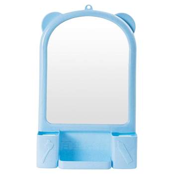No punching bathroom wall hanging high definition glass mirror