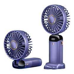 Official Genuine Product]Handheld Turbo Fan USB Desktop Portable Small Mini Foldable Silent Fan for Dormitory and Office