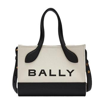 Bally bally women's bar canvas crossbody bag