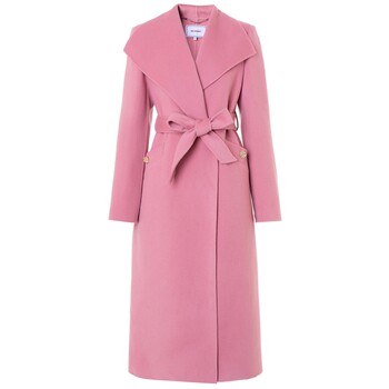 【奥莱】MAXRIENY法式慵懒感双面呢大衣长款浴袍式羊毛外套