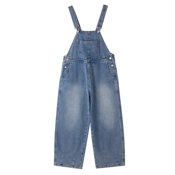 Pregnant high-quality denim overalls slack and fashionable