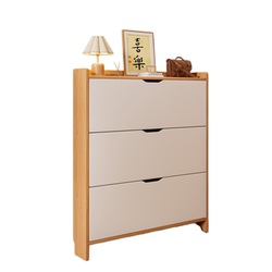Anjuke Ultra-Thin Shoe Cabinet for Narrow Entranceways, Home Indoor Entryway, 2026 New Model, Integrated Storage Cabinet Against the Wall