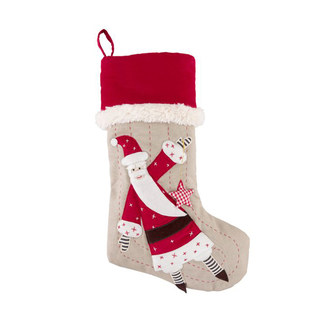 圣诞节专用※精致漂亮贴布绣圣诞袜~仙女恐龙雪人多款 可绣名字