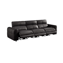 Chivas First Class Technology Cloth Electric Function Zero Wall Italian Style Big Black Beef Tofu Block Sofa 30329