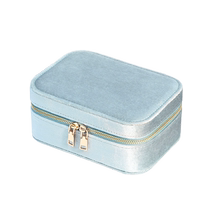 (Self-operated) OSEWAYA jewelry box European-style large-capacity suede double-layer portable travel gift for students