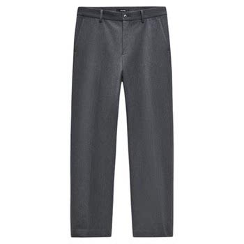 Jiumuwang men's 2025 new winter style warm, comfortable and easy-care business casual men's trousers