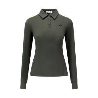 秋冬高尔夫球服装女polo衫长袖上衣收腰修身外套裤子显瘦运动套装