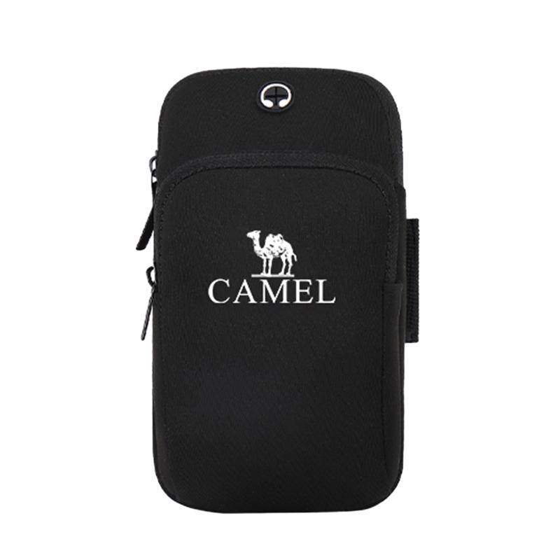 Camel running mobile phone arm bag men and women mobile phone bag arm storage bag wrist bag arm cover sports outdoor mobile phone bag