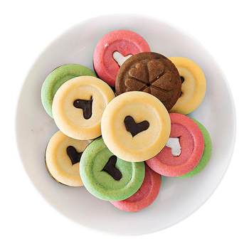 Hot selling qiao ke fang love cookie cake decoration