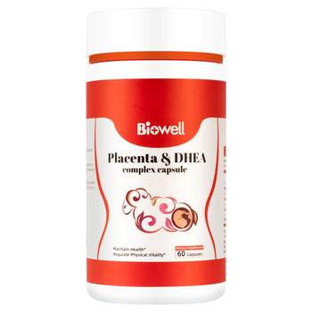 Biowell ນຳເຂົ້າຈາກໂຮງງານທີ່ມີການເຄື່ອນໄຫວສູງ placenta ແຄບຊູນແມ່ຍິງຮັກສາຄວາມລົ້ມເຫຼວຂອງຮວຍໄຂ່ແລະບໍາລຸງລ້ຽງ estrogen