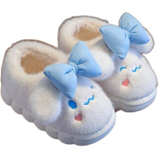 Girls autumn and winter cartoon cute cotton shoes cotton slippers bag heel