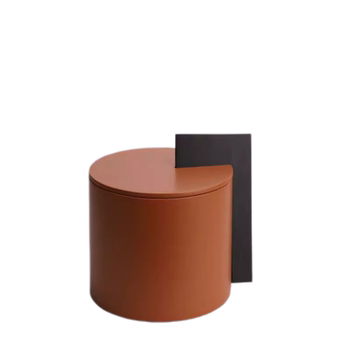 Simple and modern creative leather storage box desktop ornament