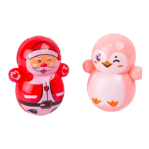 Childrens Puzzle Cartoon Cute Mini small tumbler Tabletop Pendulum with Shake Soundnet Red the same Baby bobsby ecstasy toy