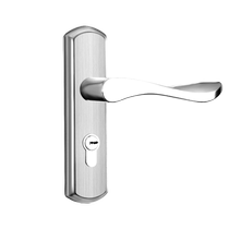 Kabei bathroom door lock household universal bathroom handle lock toilet toilet aluminum alloy glass single tongue