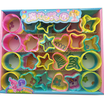 Magic rainbow circle ຮູບຮ່າງພິເສດຫຼາຍຮູບຫຼາຍຮູບວົງມົນ stretch elastic