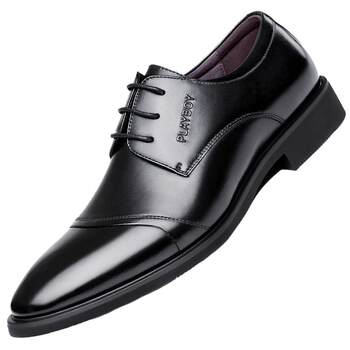 Business men's leather shoes playboy genuine leather