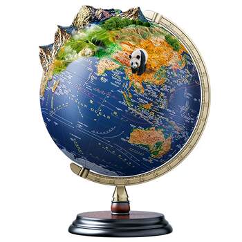 Sf express/3d three-dimensional large relief globe