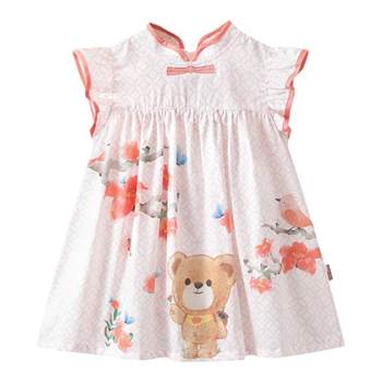 Rabbi girl's lace national style dress summer