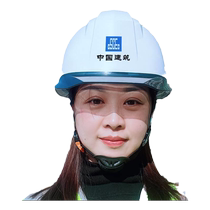 * Chinese construction safety helmet site Advanced high-end engineering helmet national standard white work lead custom logo