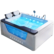 Guokang Home Water Curtain Waterfall Smart Surf Massage Acrylic Couple Bathtub Constant Temperature 1 7 Meters 242 Bathtub