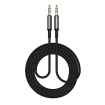 Pint winning AUX audio line on-board car 3 5mm public pair headphone mobile phone connecting wire car speaker sound wearing style versatile two-end audio data output line switching wire for head