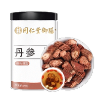 Tongrentang Yushan Salvia Miltiorrhizae Official Flagship Wild Special Grade Raw Sliced ​​Purple Salvia Miltiorrhiza Segments Powder Soaked in Water