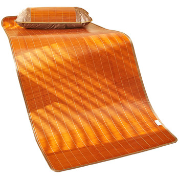 Double-sided bamboo mat student dormitory single bed upper and lower