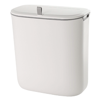 (Self-operated) Japanese kitchen trash can cabinet wall-mounted punch-free sliding lid trash basket hanging storage bucket