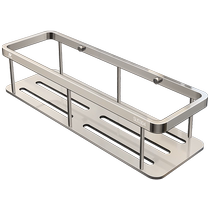 Thickened 304 stainless steel bathroom toilet storage rack without punching toilet washbasin storage rack