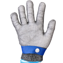 Gants anti-coupants anti-abrasion 5 niveau anti-coupe tailler une cuisine à lépreuve de la cuisine tuer le poisson abattoir de poissons Lawkeeping acier tactique fil de fer