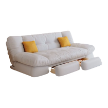 Nanyun Yunduo sofa bed living room small apartment folding dual-purpose sofa with drawer cream style double small sofa