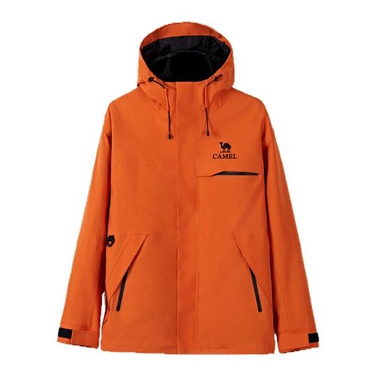 Camel wind chaser three-defense windbreaker with inner cable