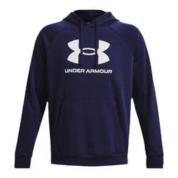 Under Armour ຢ່າງເປັນທາງການຂອງ UA ດູໃບໄມ້ລົ່ນແລະລະດູຫນາວ Rival ຜູ້ຊາຍ fleece hooded ເສື້ອກິລາການຝຶກອົບຮົມວ່າງ 1379758